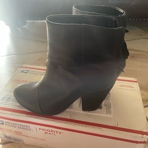 Rang and Bone Black Leather Boots